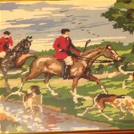 fox hunting painting for sale