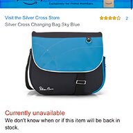 silver cross changing bag for sale