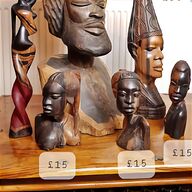 ebony african heads for sale
