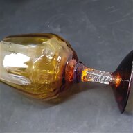 vintage twisted glass decanter for sale