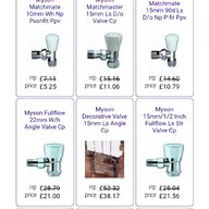 myson radiator valve for sale