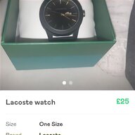 mens lacoste watch for sale