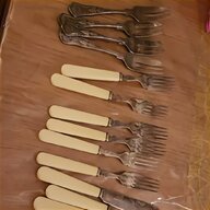 silver plate cake forks for sale