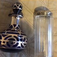 silver overlayed perfume bottle for sale