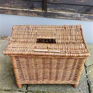 old wicker fishing baskets for sale
