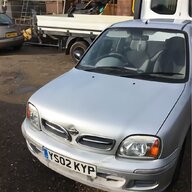 nissan micra front bumper silver for sale