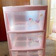 pink plastic storage drawers for sale