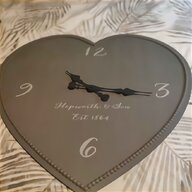heart shaped wall clock for sale