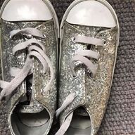silver glitter converse for sale