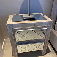 mirrored bedside tables for sale