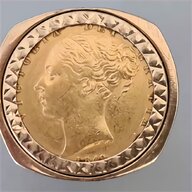 gold sovereign shield back for sale