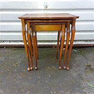 oak nest of tables for sale