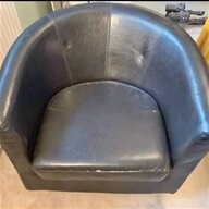 brown leather tub chair for sale