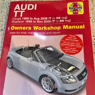 audi tt owners manual for sale