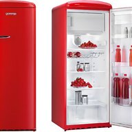 retro fridge red for sale
