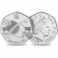 olympic 50p coin tennis for sale