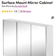 sliding mirror bathroom cabinet for sale