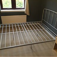 white double bed frame for sale