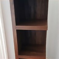 walnut corner shelf unit for sale