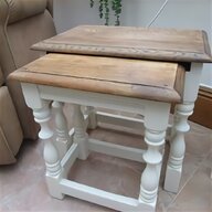 oak nest of tables for sale