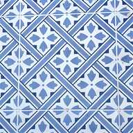 blue patterned tiles for sale