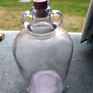 large glass demi johns for sale