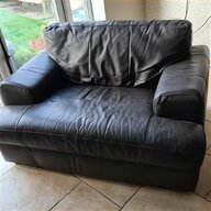 brown leather cuddle chair for sale