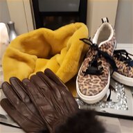 leopard print leather gloves for sale
