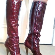 rubber thigh high boots 7 for sale