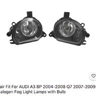 audi fog light for sale