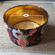 large vintage fabric lampshade for sale