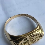 mens white gold signet rings for sale