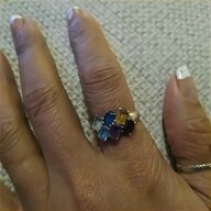 sapphire diamond eternity ring for sale