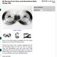 ap racing brakes for sale