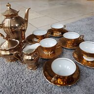 vintage tea set gold for sale