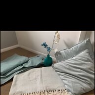 duck egg blue throw for sale