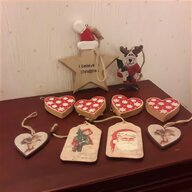 wooden christmas tree decorations for sale