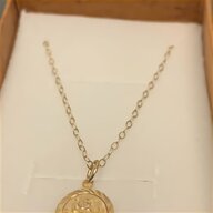 gold st christopher necklace for sale