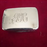 solid silver snuff box for sale