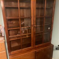 glass fronted bookcase for sale