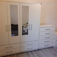 white 4 door wardrobe for sale