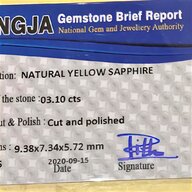 natural yellow sapphire for sale