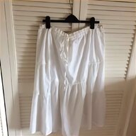 white chiffon pleated skirt for sale