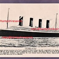 titanic postcard for sale