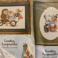 country companions cross stitch kit for sale