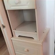white narrow bedside for sale