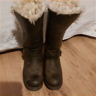 mens leather caterpillar boots 9 for sale