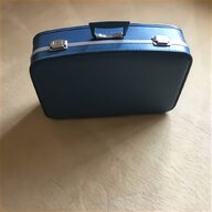 vintage blue suitcase for sale