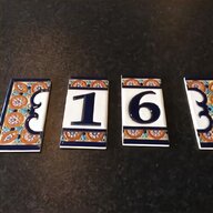 ceramic house numbers for sale