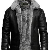 mens vintage sheepskin coat for sale